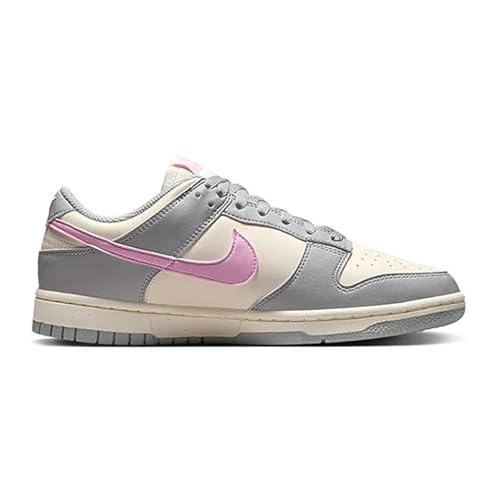 Women's Nike Dunk Low Next Nature in Light Smoke Grey/Pink Rise2