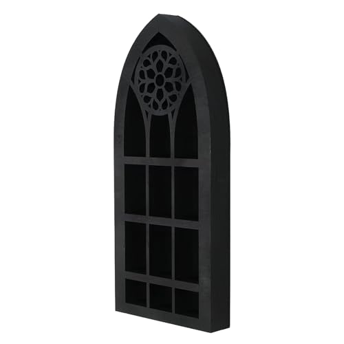Étagère murale flottante vintage noire au design unique