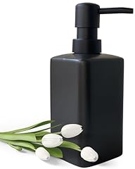 Black Rectangular Soap Dispenser