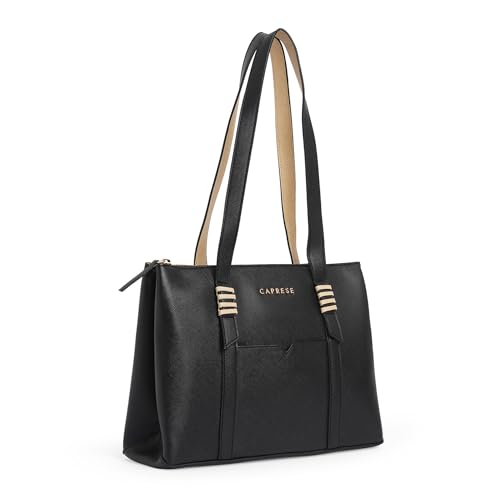 Image of Caprese Roma Tote Medium Bag for Women|Stylish, Durable, Multi-Compartment Design for Work, Travel, Shopping |Comfortable Straps Shoulder Bag, Ideal for Laptop & Essentials