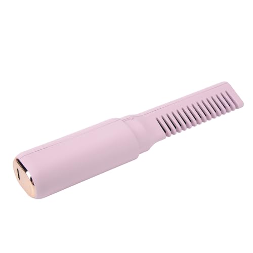 Mini plancha recargable inalámbrica para cabello morada miniatura 3