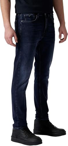 Kaporal, Jean, pour Homme, Modèle DAXKO, Coupe Slim, 78% Coton - 20% Coton_Recy - 1% Elasthanne, Couleur X Storm, Taille XL