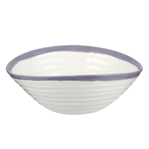PORTMEIRION SOPHIE CONRAN CARNIVALE Cereal bowl mulberry banded