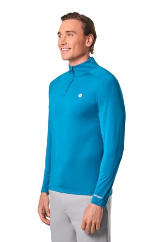 Coolibar UPF 50+ Men's Fairway Golf Pullover - Sun Protective2