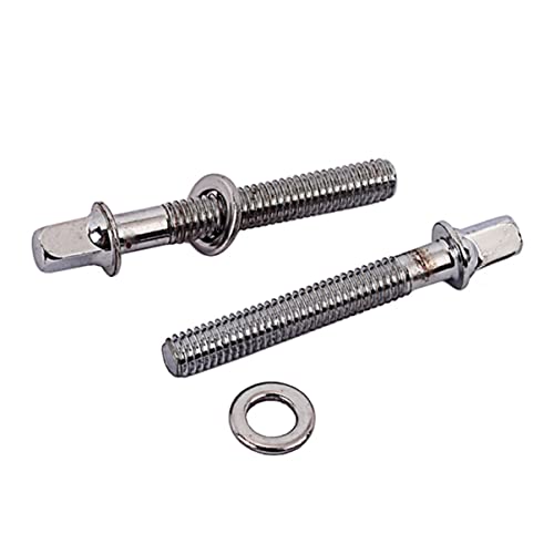 Milisten Roller 6 Packs Drum Drum Tension Screws Drum Tension Rods Drum Tension Rods 2 Inch Tension Rods With Tie Rod #TOP6