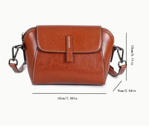 Genuine Leather Mini Small Crossbody Shoulder Bag for Women, Real Cow Leather Handbag Purse3