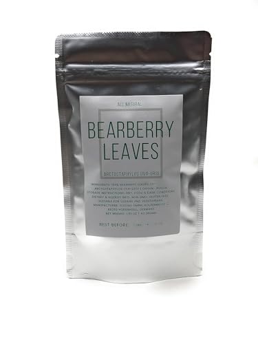 Bearberry Leaves (Kinnikinnick) - Cut, Dried Arctostaphylos Uva-ursi Leaves - Net Weight:1.5oz/43g