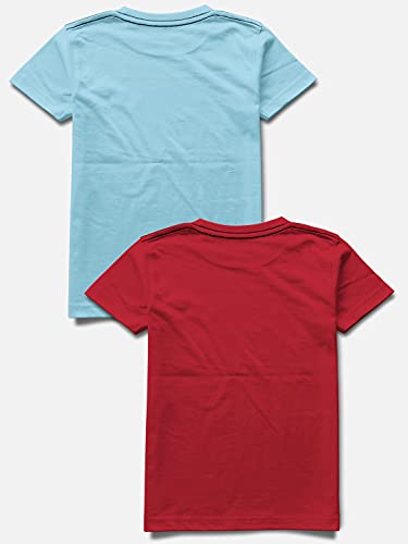 Image of HELLCAT Boys Round Neck Cotton Tshirt -Combo Pack of 2