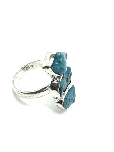 Bague turquoise et argent taille 55 bijou bohème chic femme