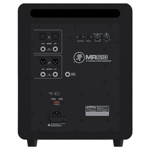 mackie mr mrs10 -channel studio subwoofer