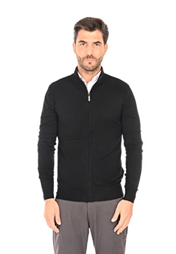 Ciabalù Cardigan Uomo con Zip Maglione con