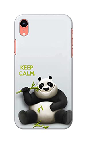 Image of PRINTFIDAA� Printed Hard Back Cover Case for Apple iPhone XR Back Cover (Cartoon Panda) -2808