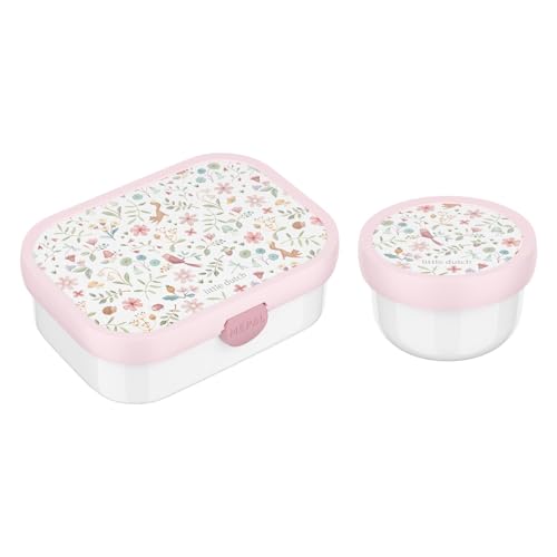 Mepal | Kinder Obst- und Bento Box | Campus Little Dutch meets Fruits | Spülmaschinenfest | 300 & 750 ml | Mit Fächern, Gabel & Clip-Verschluss | Perfekt für Snacks & Mahlzeiten | Fairy Wonders