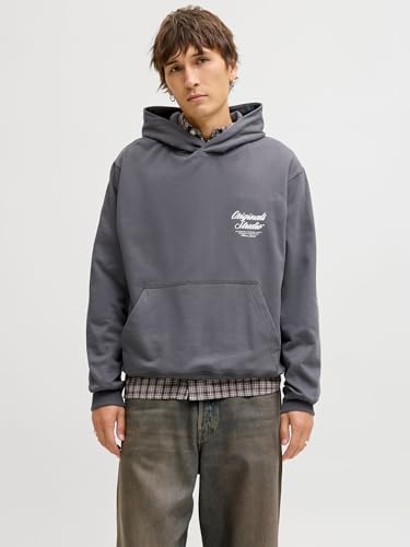 JACK & JONES Rückenprint Kapuzenpullover Grau X_L – Ansicht 2