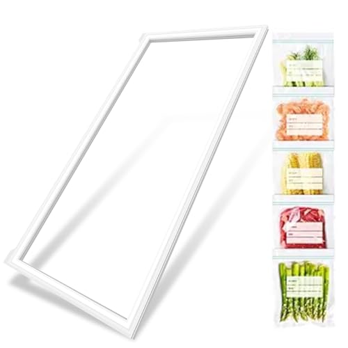 UPGRADED DA97-05253S Refrigerator Door Gasket Replacement Compatible with Samsung Refrigerator Parts Door Seal, Replaces RF28HFEDBWW RF28HFEDBSR RF28HFEDTWW RF323TEDBSR Fresh Food Door Gasket