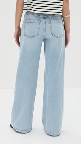 Pistola Denim Women's Jadyn Low Slung Palazzo Jeans, Chateau, Blue, 263