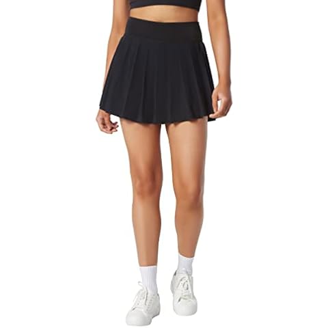 Andrew Marc Sport Women's Knit Jersey Waistband Stretchy Skort Cover
