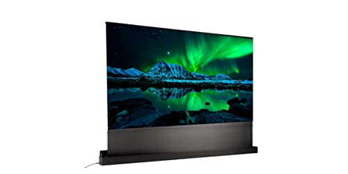 Lumene Écrans de Projection motorisés de Sol Eden Extra Bright UST 100 Pouces Autoportant, Électrique Rétractable, ALR CLR, 4K UHD, Home Cinéma Portable, Écran pour Projecteur Ultra-Courte Focale