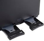 Amazon Basics 4 Grille-pain à tranches, avec 7 Réglages de brunissement, fentes extra larges pour les bagels et pains spéciaux, bacs en croûte amovibles faciles à nettoyer, Annuler/défroster/boutons de bagel, 1500W, noir & argent