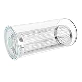 Coctelera para empanar, rodillo transparente de 360 grados, cuenco de masa con tapa, para cocinar en casa, cocina, hornear, camping, preparación de comidas