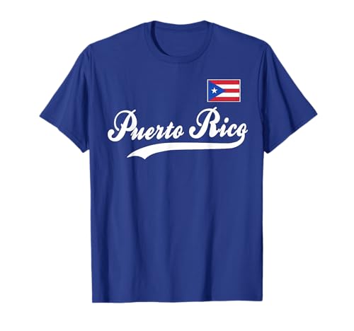 Puerto Rico Camiseta de béisbol clásica camiseta Puerto Rico PR Camiseta