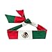 hhdatc Mexican Country Flag Tie Headband with National Flag,Banadan Mexico Headband for Men Soccer, Tennis, Workout, Costume