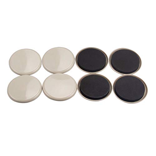 Carpet Slider,SUPPION 8PC 7inch Reusable Heavy Furniture Movers Easily Sliders for Carpet (C)