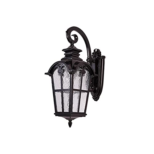 Applique murale étanche E27 Edison lanterne rétro éclairage extérieur pour villa - 5