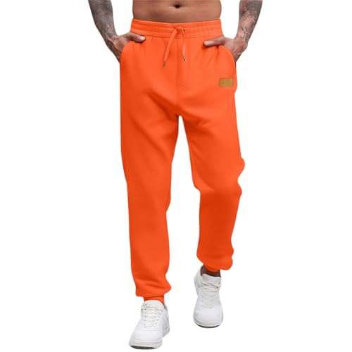 Men's Drawstring Waist Sweatpants Breathable Joggers Fleece Pants Tapered Bottom Workout Sweatpants with Pockets Pants2