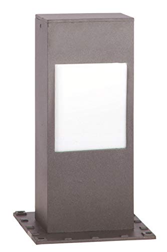 AVONNI BSU-68142-GR-K Gray Electrostatic Powder Coating Outdoor Lighting, E27, Aluminium, Polycarbon/Acrylic Glass, 12cm