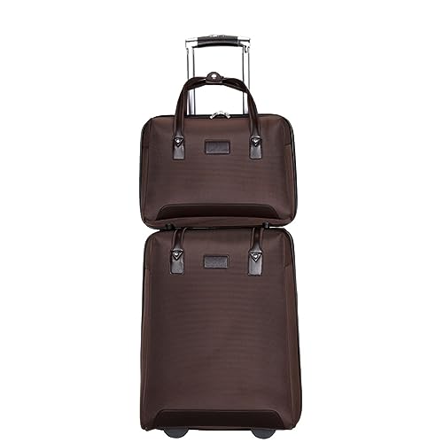 ANIIC Luggage Suitcases With Wheels 2-Piece Nylon Luggage Stripe 20inch Luggage Sets Anti-Theft Combination Lock Suitcases Suitcase Spinner Luggages (Color : I, Size : 2-Piece)