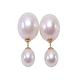 Die Perlen haben eine perfekte runde Form (perfekt runde Perlen sind die seltenste und wertvollste Form), dickes Perlmutt, makellose Haut und spiegelähnlichem Glanz.