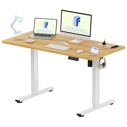 FlexiSpot d~fXN EF1 Pro ݑ[N/ItBXp ߔ͈690-1100mm USBRZgt 4iK@\ ω׏d60kg 5Nۏ tbNt (ij+ViCvj+RZgt, 120*60)