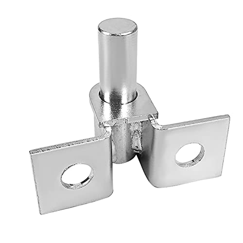 2 Pack Wood Fence Link Gate Hinge With 5/8 Hinge Pin Diameter Heavy Duty Outdoor Post Chain Hinge Galvanized Steel-Horizontal Mount #TOP2