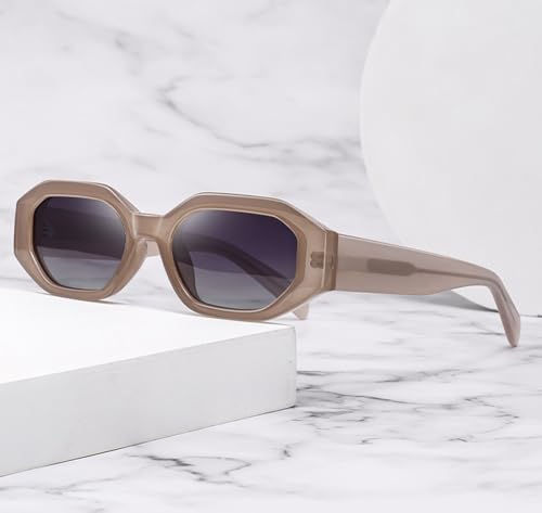 Lunettes de soleil hexagone UV400 pour un style urbain unique