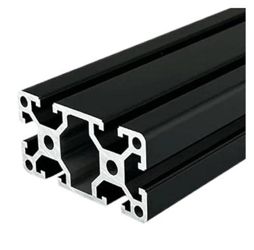 1PC 4080W Aluminium Profil Extrusion Rahmen 4080W Schwere Linie Linear Schiene 3mm Wand Thicknes(4080W-Black,100mm)