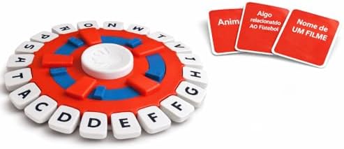 Jogo de Letras Educativo Stop, Brinquedo Pedagógico de Tabuleiro ...