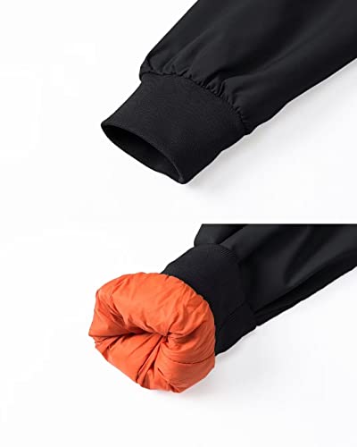 Kefitevd Bomber Jacket For Men Quilted Jackets Winter Active Coat Fleece Military Outerwear Varsity Bomber Jacket For Men #TOP6