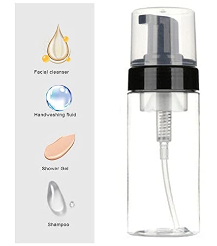 Breewell Imported Empty Transparent Pump Travel Wash Cosmetic Spray Bottle 180 ml | Set of 2 2