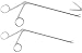 AAProTools 2 pcs Stainless Steel Alligator Forceps Set 12
