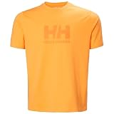 Helly Hansen Camiseta para Hombre con Logotipo HH 3.0, Sorbete Naranja, Talla L, Sorbete Naranja, L