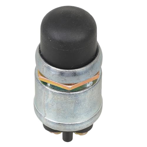 Yardwe Bouton Poussoir Étanche pour Démarrage Moteur Commutateur Ignition Button pour Voiture Camion et Bateau Installation Facile sans Compétences Professionnelles