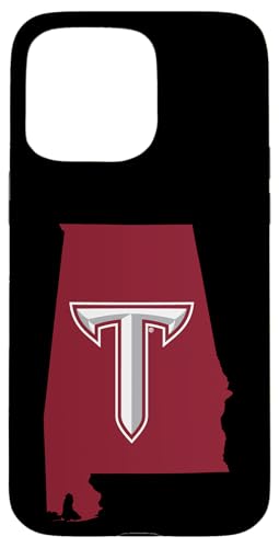 Coque iPhone 15 Pro Max NCAA Trojans protège des chutes le modèle PPTROY05 Troy University