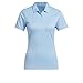 Produktbild adidas Damen Women's Solid Performance Short Sleeve Polo Shirt, Clear Sky, L