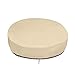 SunPatio Outdoor Daybed Cover, Heavy Duty Waterproof Round Canopy Sofa Bed Cover with Taped Seam, Patio Furniture Set Cover, All Weather Protection, 75" Dia x 35"/16"H, Beige