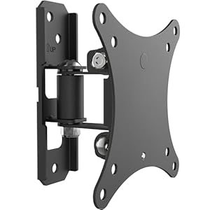 RICOO Support Murale TV 13-27" S7611 (33-69cm) Suspendu Orientable Inclinable Support Écran PC TV Universel Accroche Moniteur VESA 100 x 100