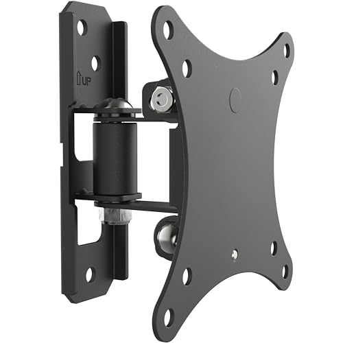 RICOO Soporte Monitor Pared Giratorio Inclinable Fijo Pantalla TV 13-27" (33-69cm) S7611 Brazo Universal Televisor LED/LCD/TFT VESA 100x100