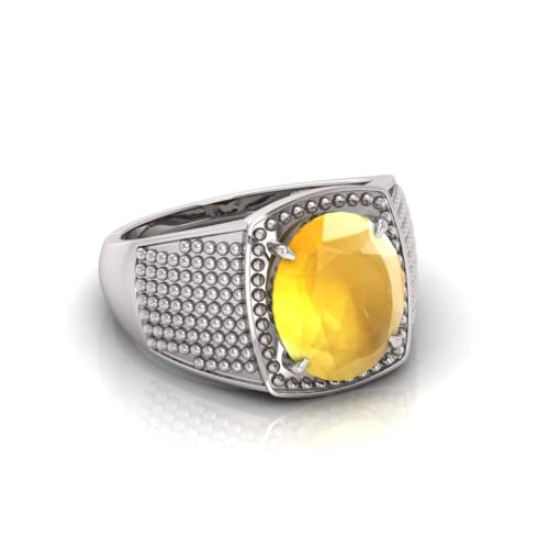 Bague saphir jaune Pukhraj pour célébrer un moment inoubliable