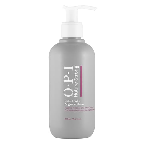 OPI Nature Strong Skincare Moisture Mission - Crema de Manos y Pies - Tratamiento Hidratante Intenso con Manteca de Karité para Piel Seca (250ml)