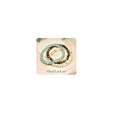 Crgwxzl 3pcs Wealth Money Bracelets,Healing Crystal Citrine Tiger Eye Bracelets for Women Men,Lucky Feng Shui Natural Stone Green Aventurine Beaded Spiritual Gemstone Jewelry Gifts